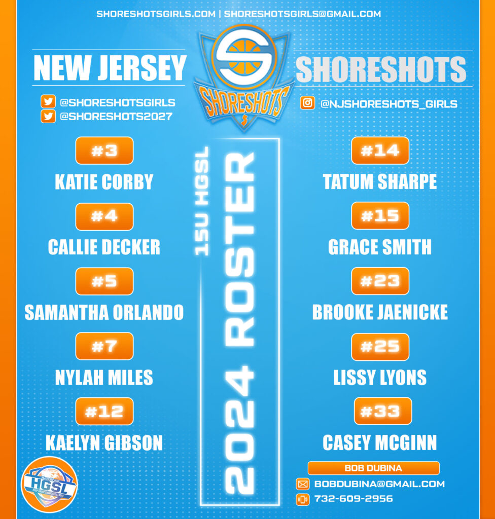 15u HGSL Shoreshots Girls Dubina