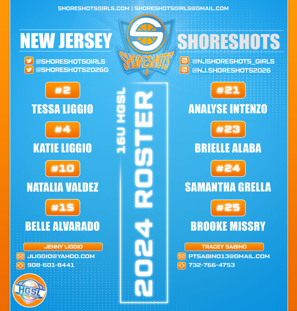 16u HGSL Shoreshots Girls Liggio