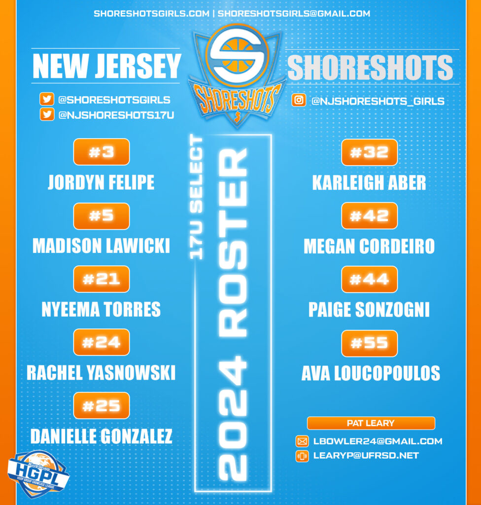 17u Select Shoreshots Girls Leary