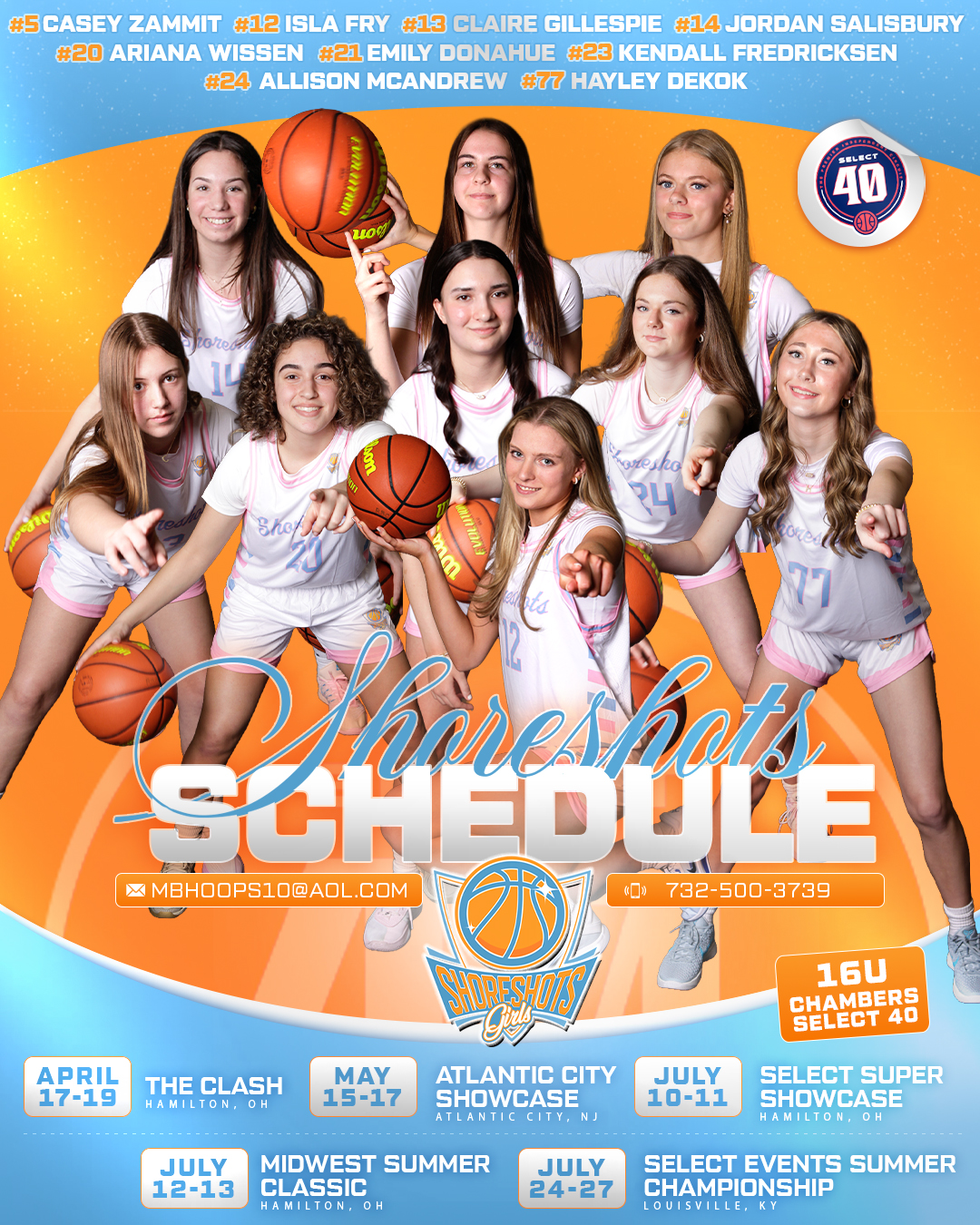 Shoreshots Girls 16u Select 40 Chambers