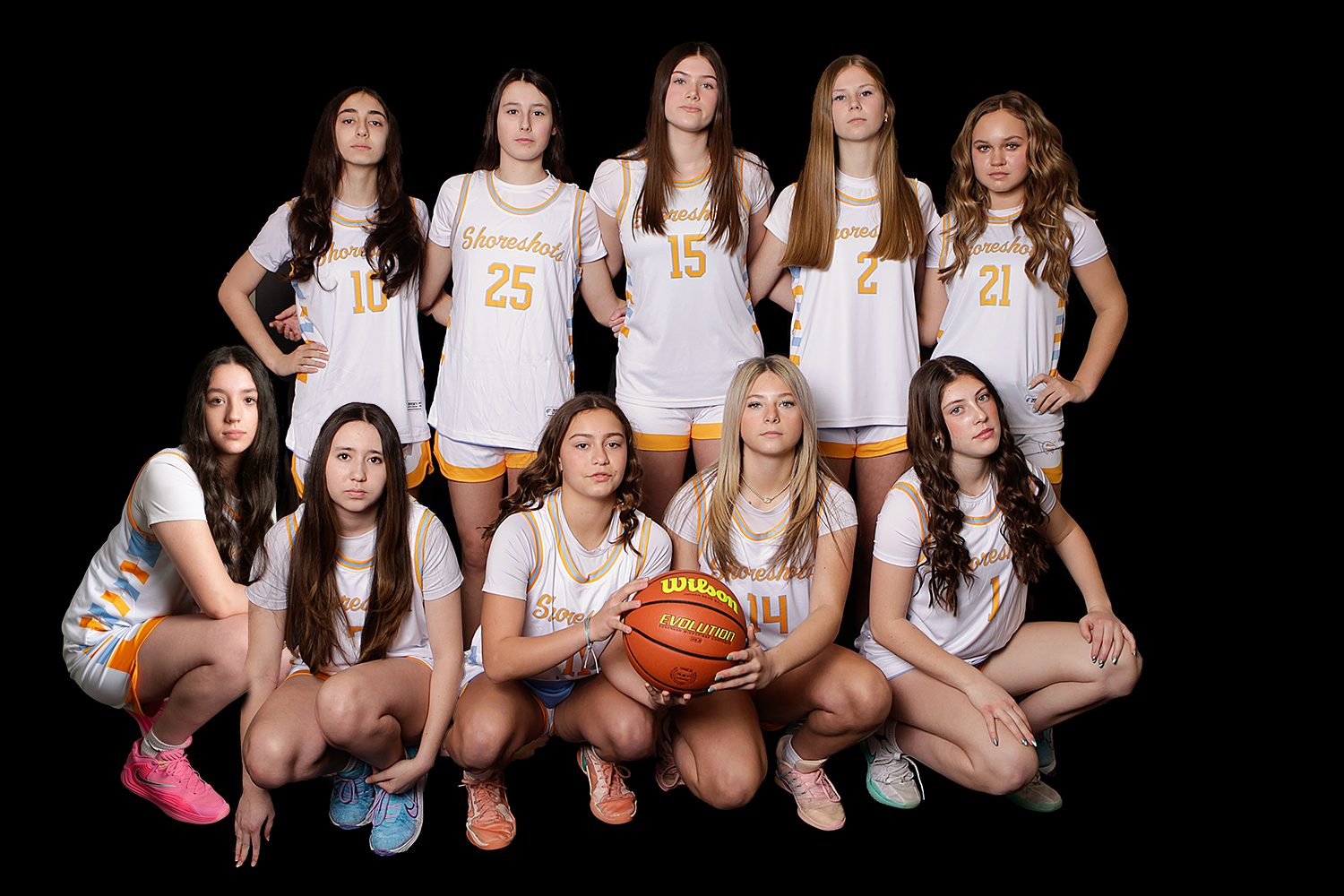 Shoreshots Girls 8th Grade Team Weiss